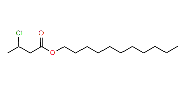 Undecyl 3-chlorobutanoate